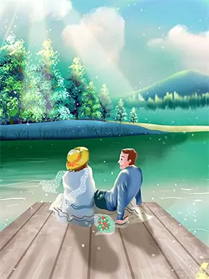 风吹思念化作雨